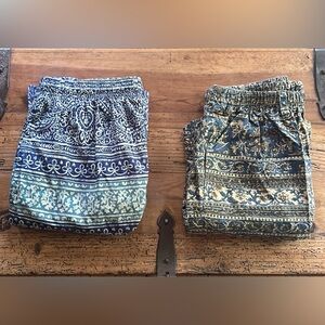 2 Pair Men’s BoHo shorts/swimsuit Medium